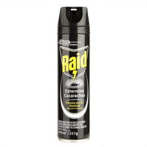 Raid negro aerosol cucarachas