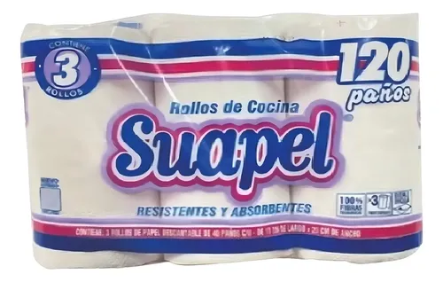 Rollo de cocina x 120 paños