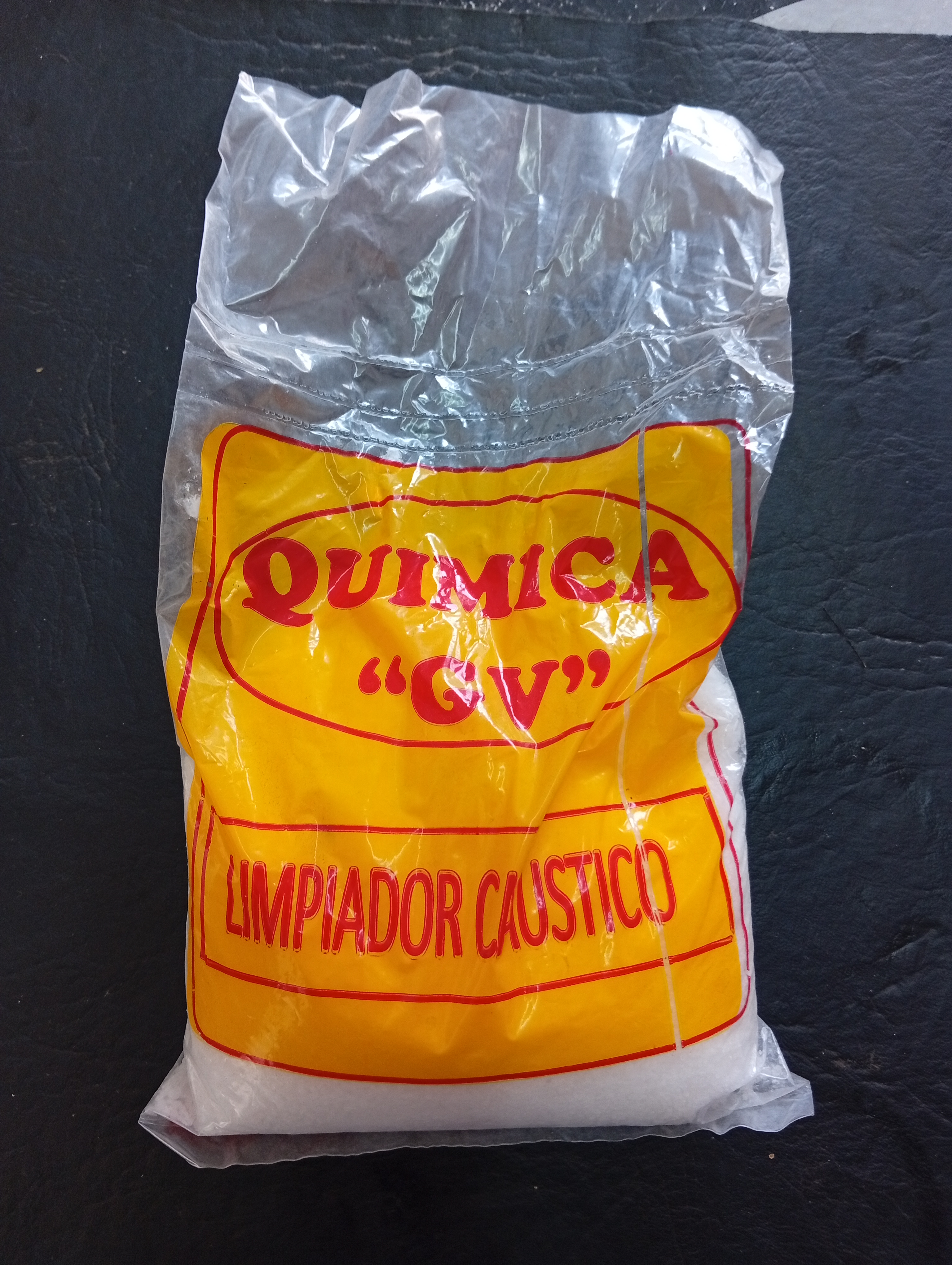 Limpiador caustico destapacañerias