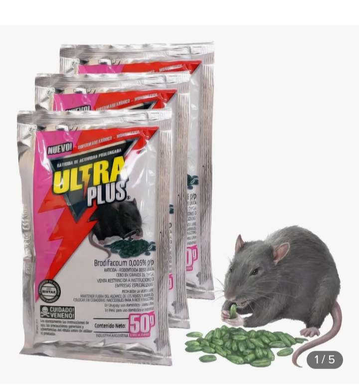 Ultra plus cebo para ratas x50g
