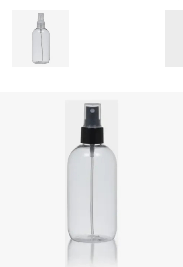 Envase pulverizador perfume. Ropa